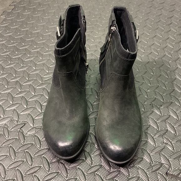 Sorel Lolla Waterproof Leather Ankle Boot, Zip Closure Black, NWOT - Picture 4 of 10